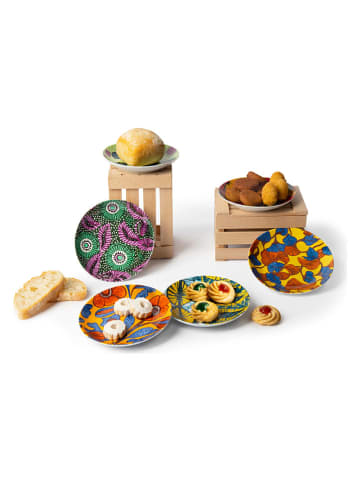 Trendy Kitchen by EXCÉLSA Podstawki (6 szt.) "Afrika Chic" ze wzorem - Ø 15 cm