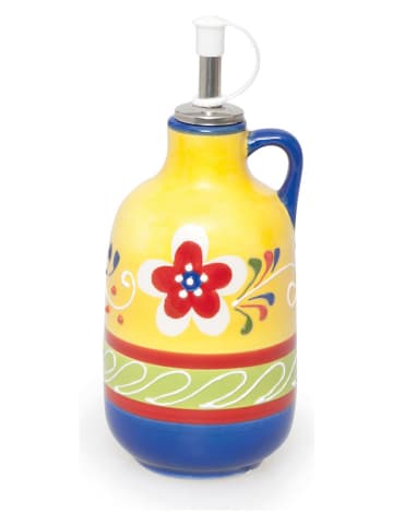 Trendy Kitchen by EXCÉLSA Öl-Spender "Tex Mex" in Gelb/ Blau - 400 ml