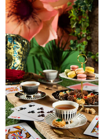 Trendy Kitchen by EXCÉLSA Etagere "Alice" in Schwarz/ Weiß - (H)23 x Ø 28,5 cm