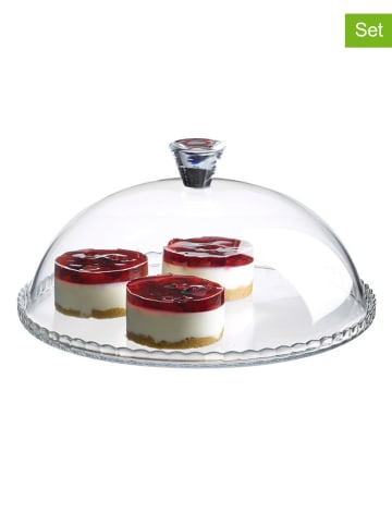 Trendy Kitchen by EXCÉLSA 2-częściowy zestaw do serwowania - wys. 26,2 x Ø 32,2 cm