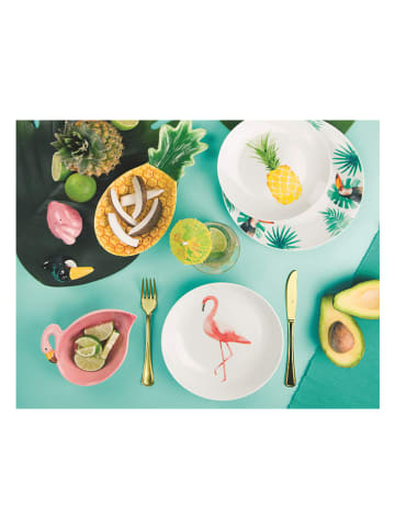 Trendy Kitchen by EXCÉLSA 4er-Set: Schalen "Tropical" in Rosa - (B)16 x (T)14,5 cm