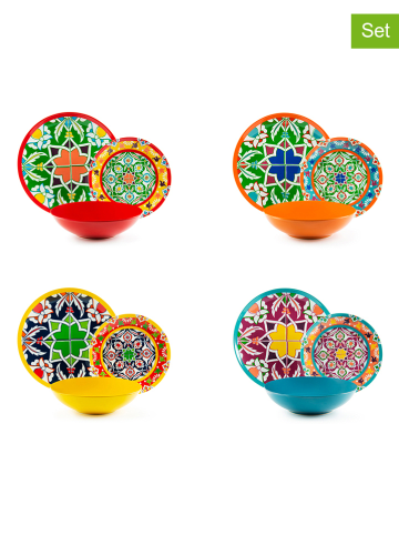 Trendy Kitchen by EXCÉLSA 12tlg. Tafelservice "Bazar Medina" in Bunt