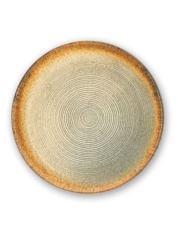 Trendy Kitchen by EXCÉLSA 6er-Set: Speiseteller "Demetra" in Weiß/ Beige - Ø 27 cm