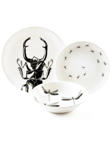 Trendy Kitchen by EXCÉLSA 12-delig tafelservies "Faune&Flore'' meerkleurig