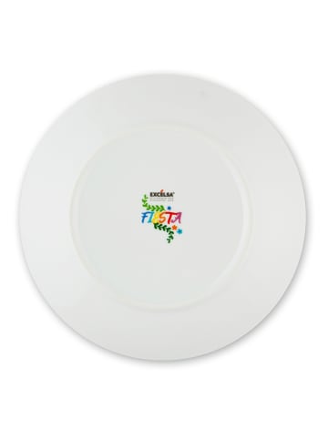 Trendy Kitchen by EXCÉLSA 12-delig tafelservies "Fiesta" wit/meerkleurig