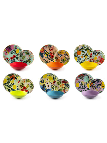 Trendy Kitchen by EXCÉLSA 18-delig tafelservies "Fiori Frida" meerkleurig