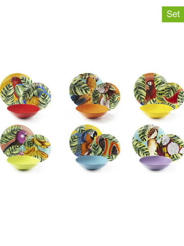 Trendy Kitchen by EXCÉLSA 18tlg. Tafelservice "Exelsa" in Bunt