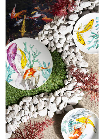 Trendy Kitchen by EXCÉLSA 18tlg. Tafelservice "Hokkaido" in Bunt/ Weiß