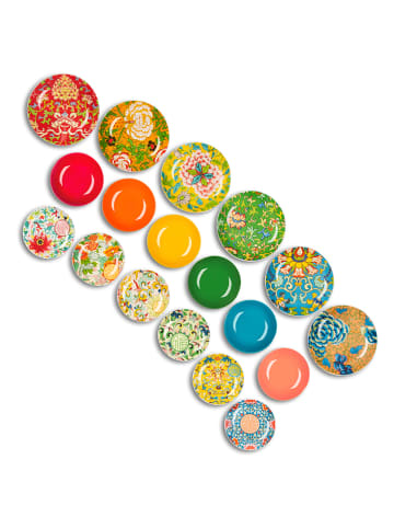 Trendy Kitchen by EXCÉLSA 18-delig tafelservies "La Via Della Seta" meerkleurig