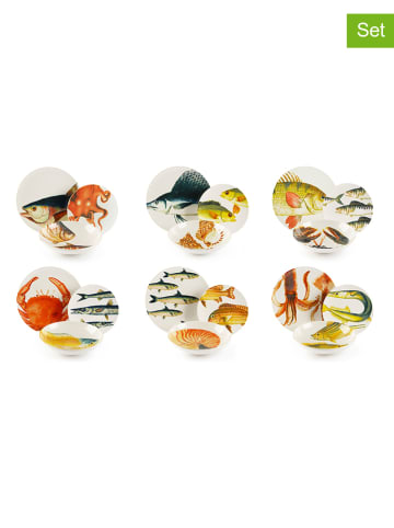 Trendy Kitchen by EXCÉLSA 18-delig tafelservies "Portland" meerkleurig