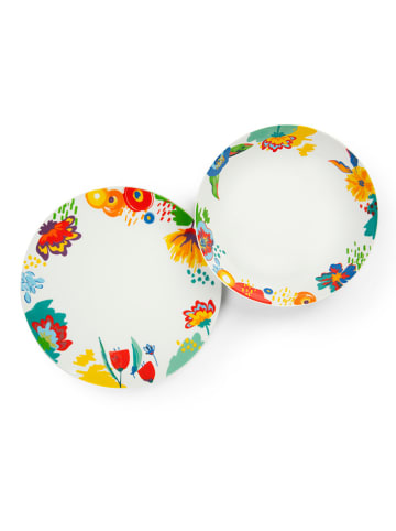 Trendy Kitchen by EXCÉLSA 12-delig tafelservies "Saint Tropez" wit/rood