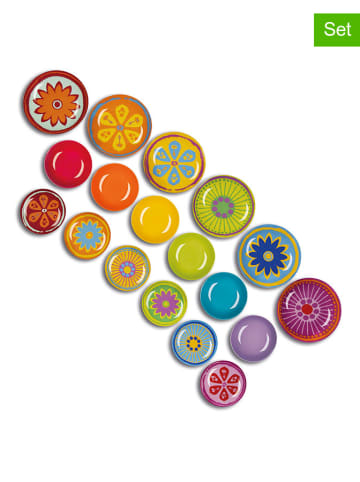 Trendy Kitchen by EXCÉLSA 18-częściowy zestaw talerzy ze wzorem