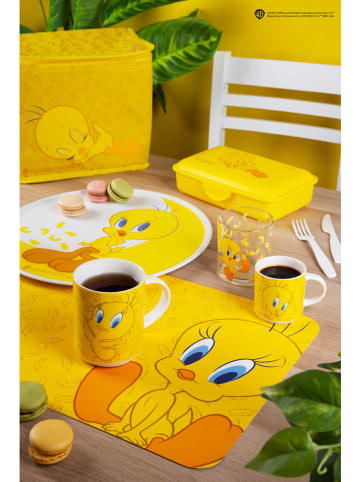 Trendy Kitchen by EXCÉLSA Pizzabord "Looney Tunes" wit/geel - Ø 32 cm