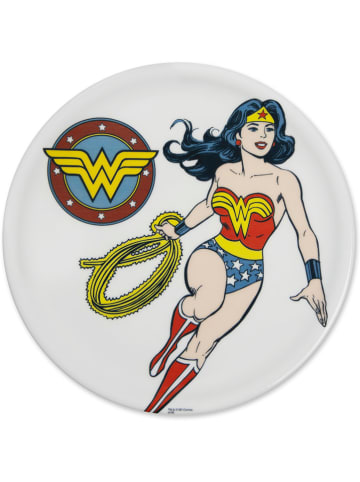 Trendy Kitchen by EXCÉLSA Pizzabord "Wonder Women" wit/rood - Ø 31 cm