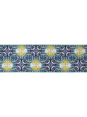 Trendy Kitchen by EXCÉLSA Tafelloper "Amalfi" donkerblauw - (L)140 x (B)45 cm