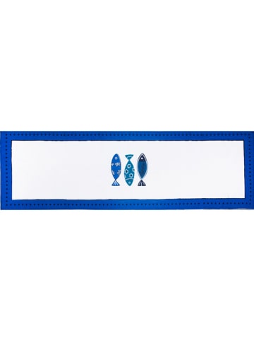 Trendy Kitchen by EXCÉLSA Tischläufer "Ocean" in Weiß/ Blau - (L)140 x (B)45 cm