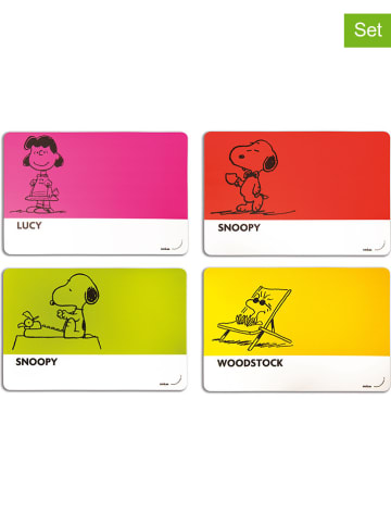 Trendy Kitchen by EXCÉLSA 4-delige set: placemats "Peanuts" meerkleurig - (L)43 x (B)28 cm