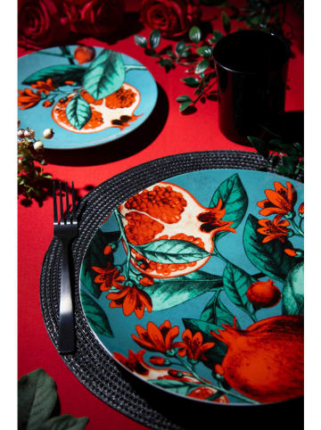 Trendy Kitchen by EXCÉLSA 6-delige set: placemats "Round" zwart - Ø 36 cm