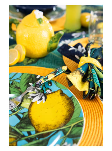 Trendy Kitchen by EXCÉLSA 6-delige set: servetringen "Amalfi" geel - (L)7 x (B)7 cm