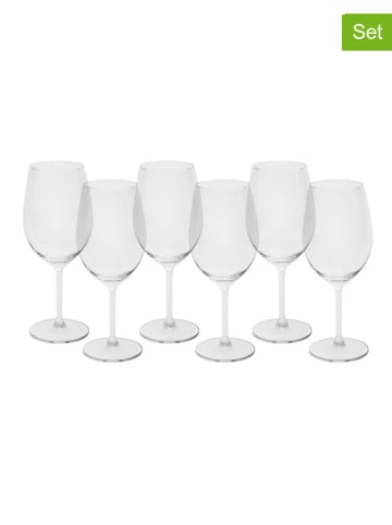 Trendy Kitchen by EXCÉLSA 6-delige set: wijnglazen - 530 ml