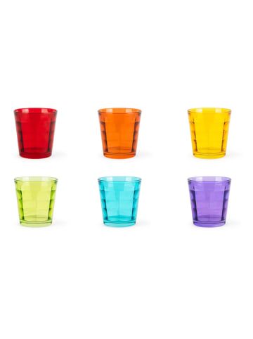 Trendy Kitchen by EXCÉLSA Szklanki (6 szt.) "Dubai" w różnych kolorach - 245 ml