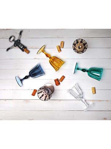 Trendy Kitchen by EXCÉLSA 6er-Set: Weingläser "Country Chic" in Bunt - 250 ml