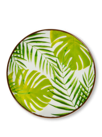 Trendy Kitchen by EXCÉLSA Podkładki (6 szt.) "Foliage" w kolorze zielonym - Ø 10,5 cm