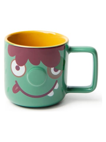 Trendy Kitchen by EXCÉLSA Kaffeetasse "The Moonster" in Grün/ Lila - 90 ml