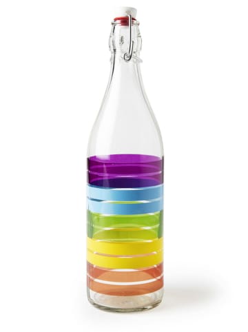 Trendy Kitchen by EXCÉLSA Fles "Chic&Choc" meerkleurig/transparant - 1 l