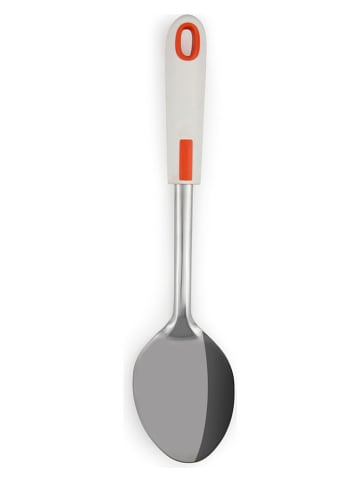 Trendy Kitchen by EXCÉLSA Kochlöffel in Silber/ Weiß/ Orange - (L)33,5 cm