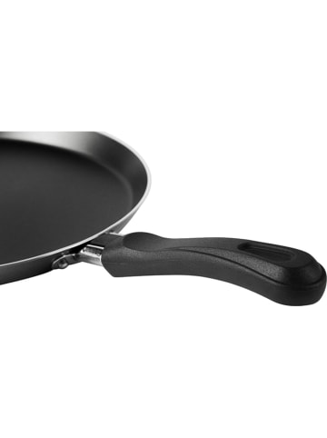 Trendy Kitchen by EXCÉLSA 2-delige set: crêpepan met spatel zwart - Ø 24 cm