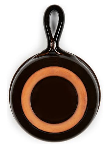 Trendy Kitchen by EXCÉLSA Steelpan bruin/oranje - Ø 18 cm