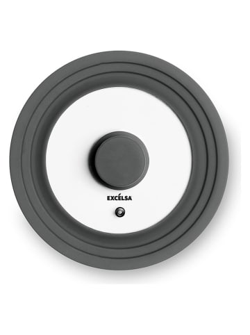 Trendy Kitchen by EXCÉLSA Pokrywka "Concentrico" w kolorze szarym