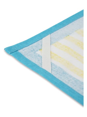 Trendy Kitchen by EXCÉLSA Theedoek "Corfu" lichtblauw/geel - (L)70 x (B)50 cm