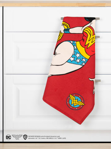 Trendy Kitchen by EXCÉLSA Theedoek "Supereroi" rood/geel - (L)70 x (B)50 cm