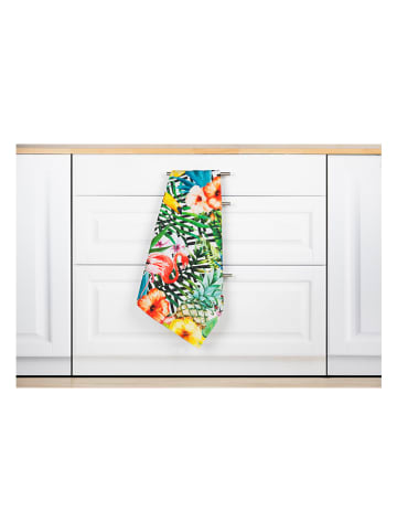 Trendy Kitchen by EXCÉLSA Geschirrtuch "Tropical Chic" in Bunt - (L)70 x (B)50 cm