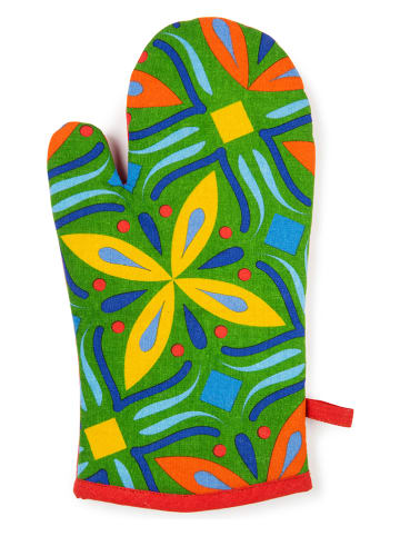 Trendy Kitchen by EXCÉLSA Rękawica kuchenna "Puebla" ze wzorem - 32 x 18 cm