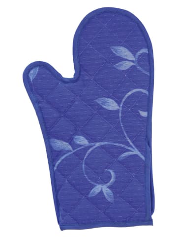Trendy Kitchen by EXCÉLSA Rękawica kuchenna "Rigoletto" w kolorze niebieskim - 31,5 x 19,5 cm