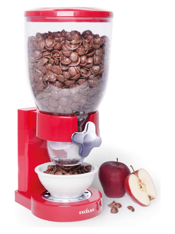Trendy Kitchen by EXCÉLSA Dozownik w kolorze czerwonym do musli - 4 l