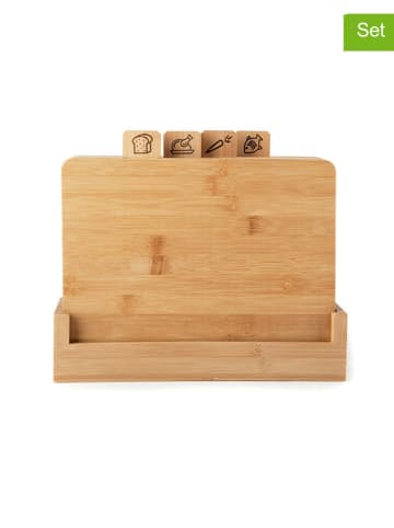 Trendy Kitchen by EXCÉLSA 5tlg. Schneidebrett-Set in Bambus