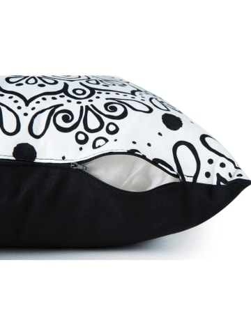 Trendy Kitchen by EXCÉLSA Poduszka w kolorze czarno-białym - 45 x 45 cm