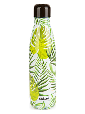 Trendy Kitchen by EXCÉLSA Thermosflasche "Foliage" in Grün - 500 ml
