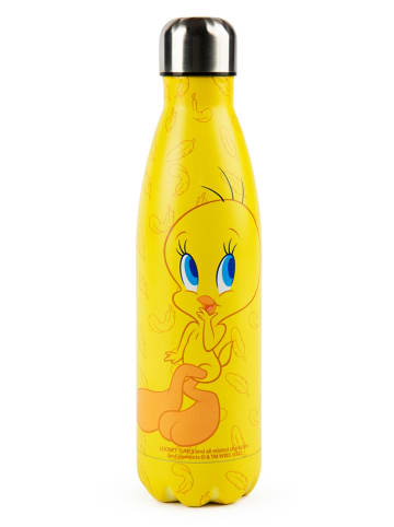 Trendy Kitchen by EXCÉLSA Butelka termiczna "Looney Tunes" w kolorze żółtym - 500 ml