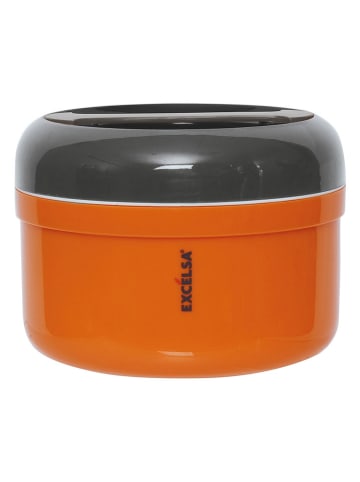 Trendy Kitchen by EXCÉLSA Termos "Thermico" w kolorze pomarańczowo-szarym na lunch - 1,5 l