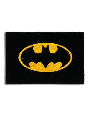 Trendy Kitchen by EXCÉLSA Kokos-deurmat "Superhero" zwart - (L)60 x (B)40 cm