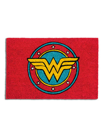 Trendy Kitchen by EXCÉLSA Kokosdeurmat "Superhero" rood - (L)60 x (B)40 cm