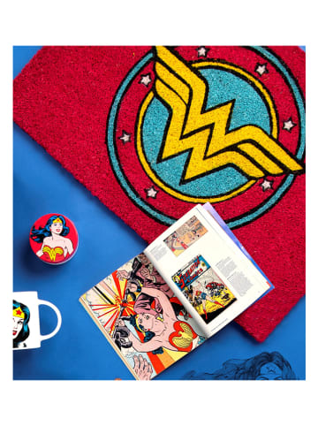 Trendy Kitchen by EXCÉLSA Kokosdeurmat "Superhero" rood - (L)60 x (B)40 cm