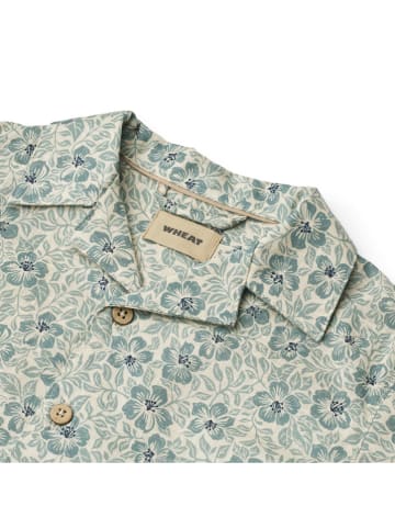 Wheat Blouse "Anker" turquoise/beige