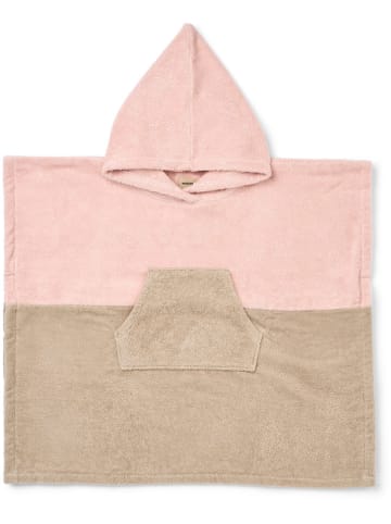 Wheat Poncho "Powder" in Rosa/ Beige