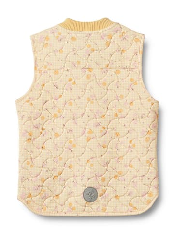 Wheat Kamizelka pikowana "Gilet" w kolorze żółtym